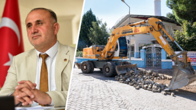 İncirliova Belediyesi, Başkan Aytekin Kaya öncülüğünde ilçedeki yol çalışmalarına aralıksız
