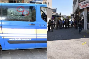 Jandarma aracına kurşun yağdırdılar