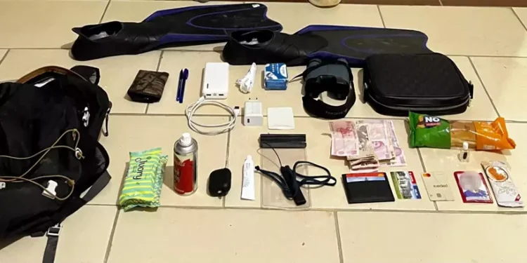 Kaçak göçmen Sisam'a yüzerek geçmek isterken yakalandı