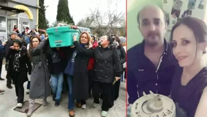 Kadriye'nin tabutunu kadınlar taşıdı