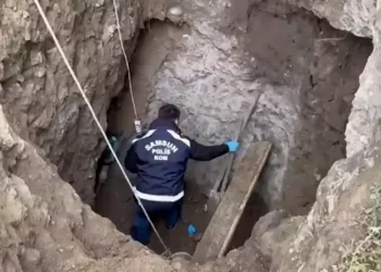 Kanalizasyon kazısı maskesiyle 4 defineci suçüstü yakalandı