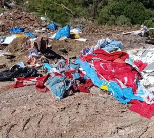 Aydın’ın Karacasu ilçesinde dere kenarında bulunan bayraklarla ilgili başlatılan soruşturma