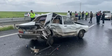 Karayolunda korkunç kaza 2 ölü (1)