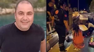 Kaskı fırlayan sürücü feci kazada öldü