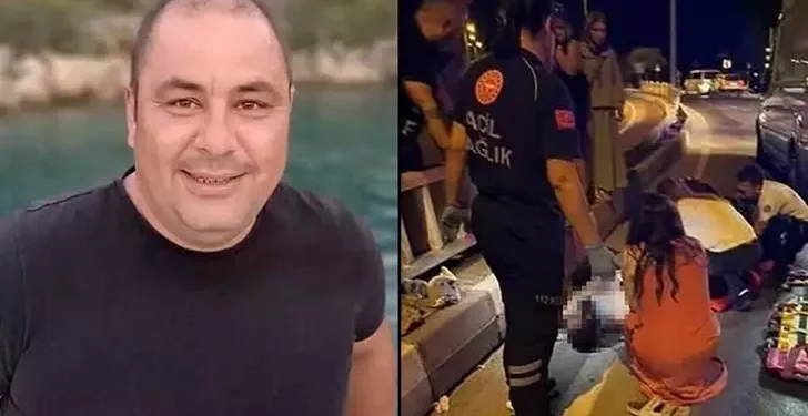 Kaskı fırlayan sürücü feci kazada öldü