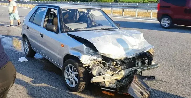 Kaza sonra kaçan ehliyetsiz sürücü 1 gün sonra yakalandı