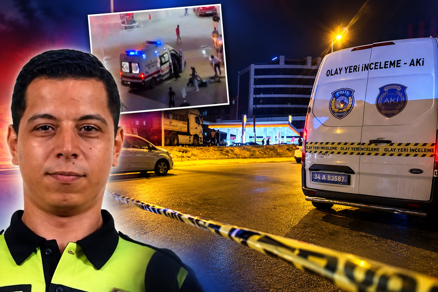 Kendisine ceza yazan polisi sehit etti