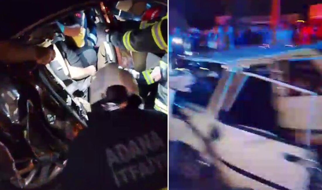 Kırmızı ışıkta facia: 1 ölü 3 yaralı Adana'nın Pozantı ilçesinde kırmızı ışıkta bekleyen otomobile arkadan çarpan 24