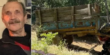 Kontrolden çıkan traktör can aldı