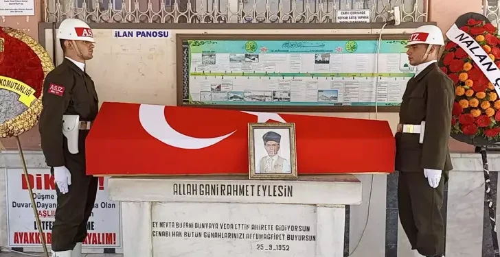 Kore gazisi son yolculuğuna uğurlandı