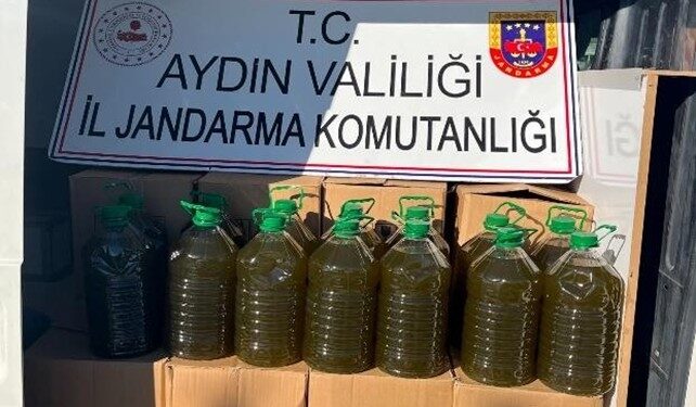 Köşk’te 500 kilo sahte zeytinyağı yakalandı (2)