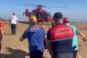 Kuşadası’nda Yelken Kanat düştü; 1 yaralı