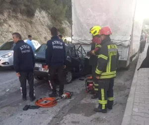 Kuşadası’nda feci kaza 1 ölü, 4 yaralı