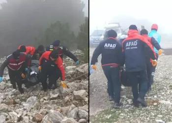 Kuşadası’nda uçurumda erkek cesedi bulundu