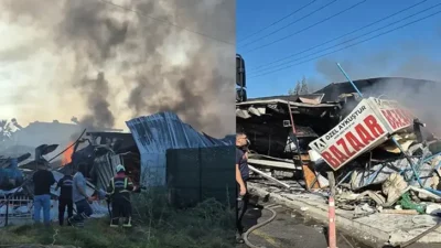 Kuşadası’ndaki pazar yangınının nedeni sır oldu Aydın'ın Kuşadası ilçesinde 75 kiracının bulunduğu Aykuştur Pazarı'nda geçen hafta