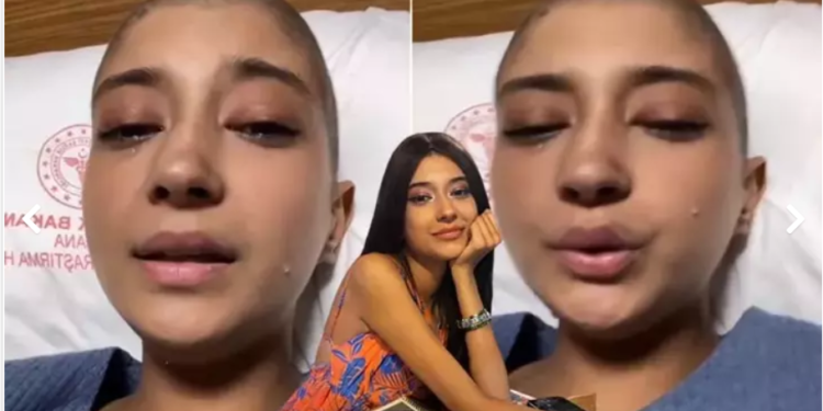 Lösemiyle mücadele eden Yasemin’den duygulandıran veda