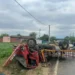 Manevra yapan kamyon devrildi 5 yaralı