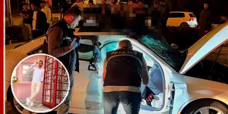 Motosiklet sürücüsü otomobilin üzerine savrulup can verdi