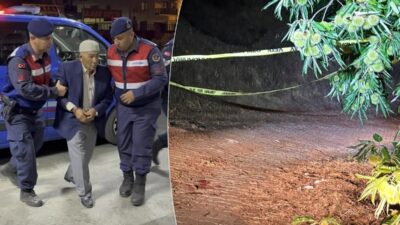 Nazilli’de eski muhtarı öldüren zanlı ormanda yakalandı Aydın Nazilli'de tarlaya düşen kestane kozalağı nedeniyle çıkan kavgada 70