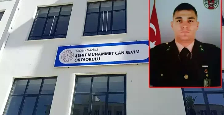 Nazilli’de şehidin ismi okula verildi