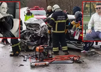 Nişanlı çift kazada can verdi