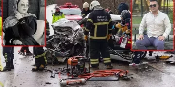 Nişanlı çift kazada can verdi