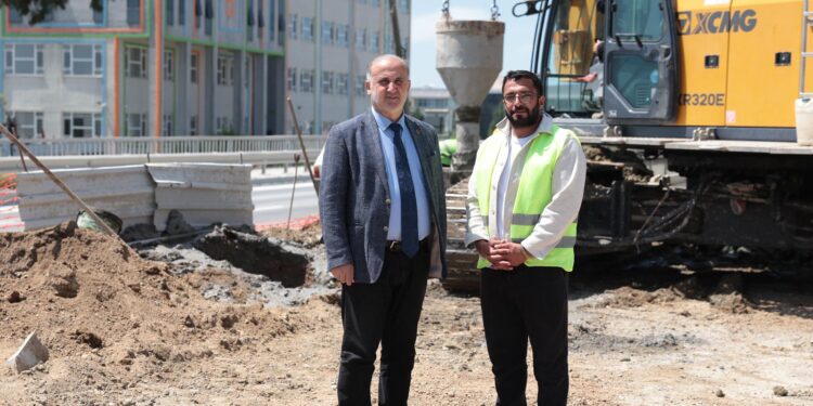 Okullar kampüsü ve TOKİ bölgesindeki köprü yenileniyor (2)