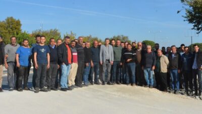 Aydın Germencik’te bulunan Ortaklar Sanayi Sitesi’nin giriş yollarının kapatılacak olmasına