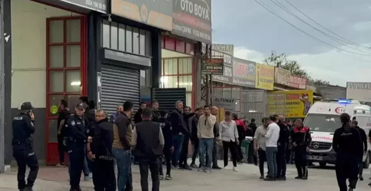 Oto boyama atölyesine pompalı saldırı 12 yaralı