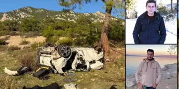 Otomobil şarampole uçtuğu kazada 2 kişi öldü