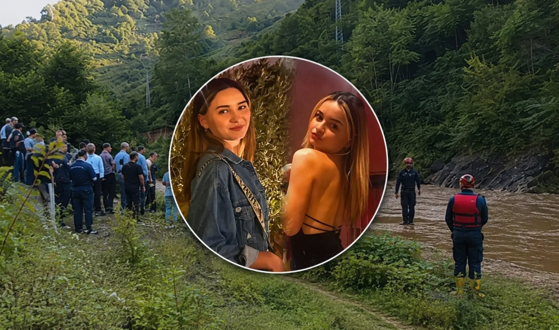 Giresun’un Görele ilçesinde piknik yapan aile, aniden taşan Zıva Deresi’nin