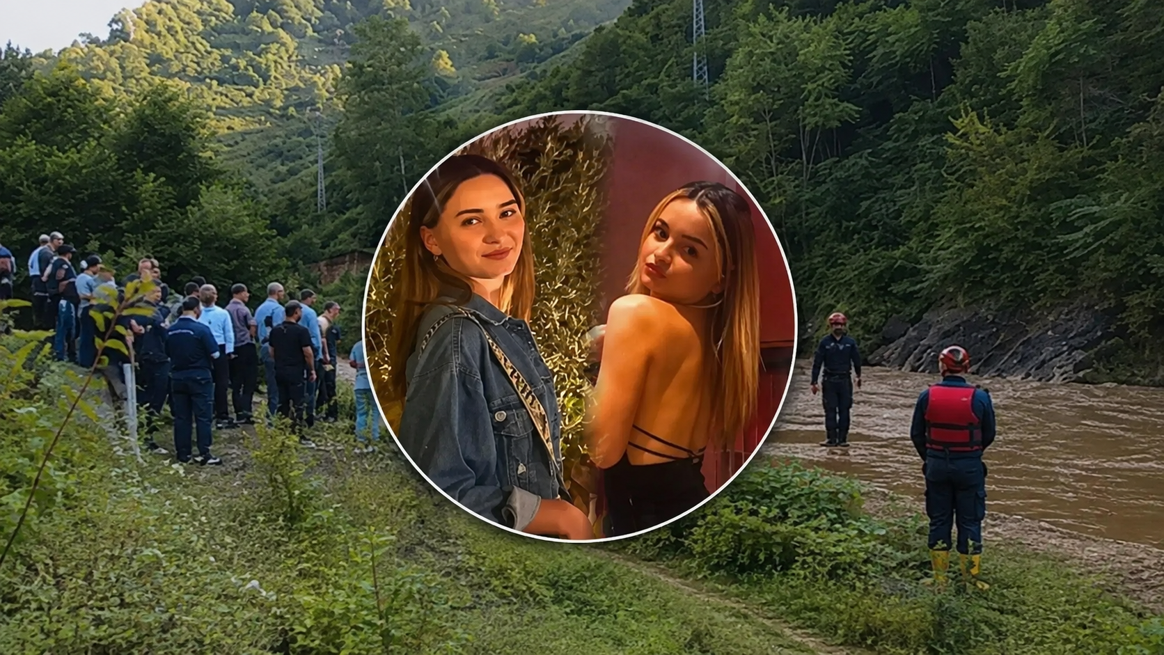 Giresun’un Görele ilçesinde piknik yapan aile, aniden taşan Zıva Deresi’nin