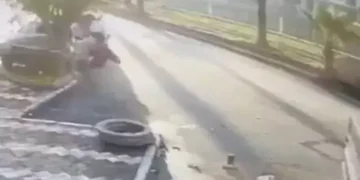 Söke'de polise çarpıp sosyal medyada paylaştı