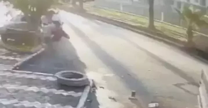 Söke'de polise çarpıp sosyal medyada paylaştı