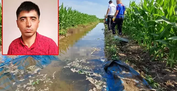 Sulama için gittiği tarlada cesedi bulundu