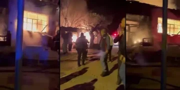 Sultanhisar’da yanan en küle döndü