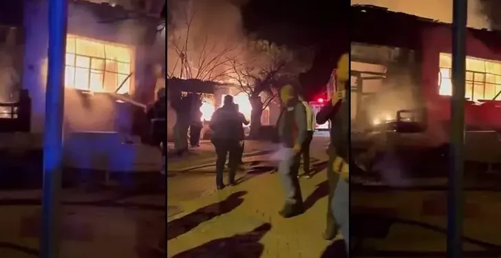 Sultanhisar’da yanan en küle döndü