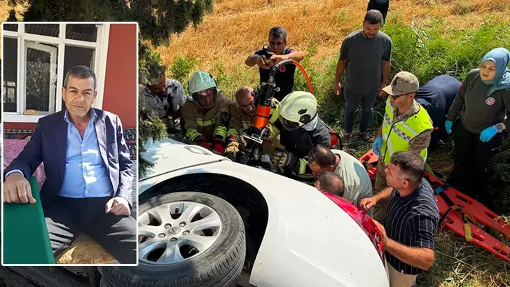 Hatay'da yakınlarının sünnet düğününden dönerken kullandığı otomobilin şarampole devrildiği kazada yaralanan Aziz
