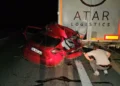 TIR’a arkadan ok gibi saplanan otomobil sürücüsü öldü