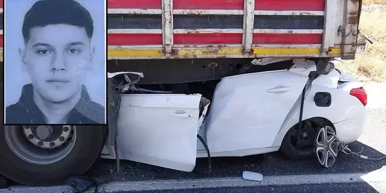 TIR'ın altına giren sürücüsü hayatını kaybetti