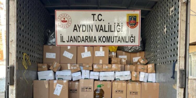 Ruhsatsız depoda 7 bin 100 litre tağşiş zeytinyağı ele geçirildi