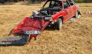 Takla atan otomobilin sürücüsü öldü