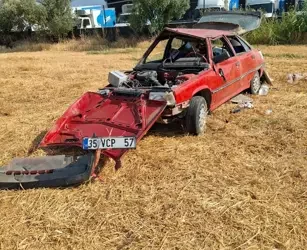 Takla atan otomobilin sürücüsü öldü