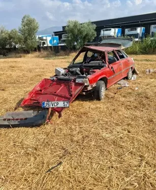 Takla atan otomobilin sürücüsü öldü