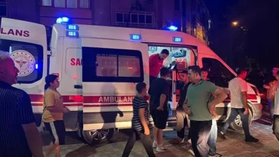 Manisa'nın Turgutlu ilçesinde Gökhan G. (29), tartıştığı eşi İmran G.'nin