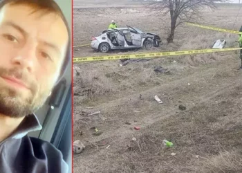 Tatili yolunda kaza Baba öldü, eşi ile 4 oğlu yaralandı