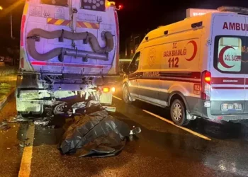 Temizlik aracına çarpıp hayatını kaybetti