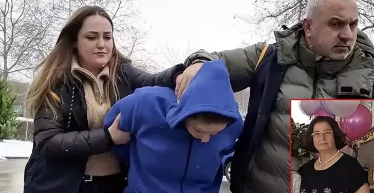 Teyzesini öldürüp kolonya dökerek ateşe verdi