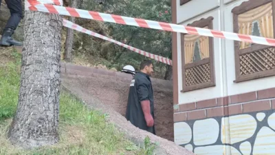 Ankara'da trafoya giren zihinsen engelli Durali Yaz (74), elektrik akımına