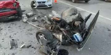 Üç aracın karıştığı zincirleme kaza 3 yaralı